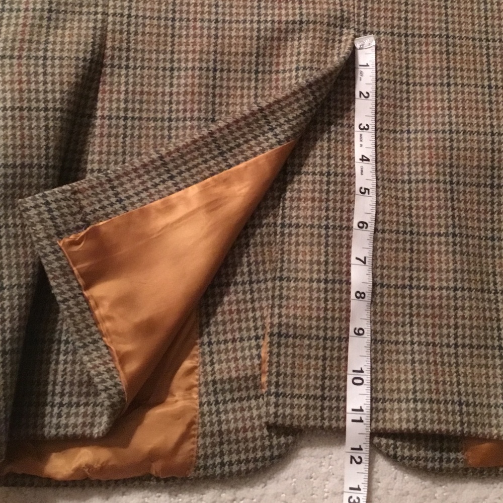 Bespoke Holland and Sherry, Savile Row, Houndstooth Wool Sport Coat - Picture 16 of 16